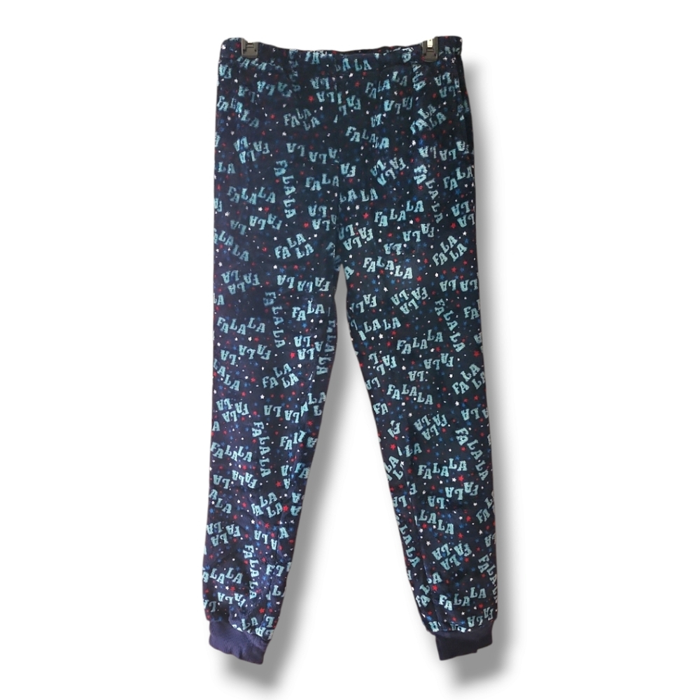 Joyspun Women's Holiday Sleep Cuff Pants size S
